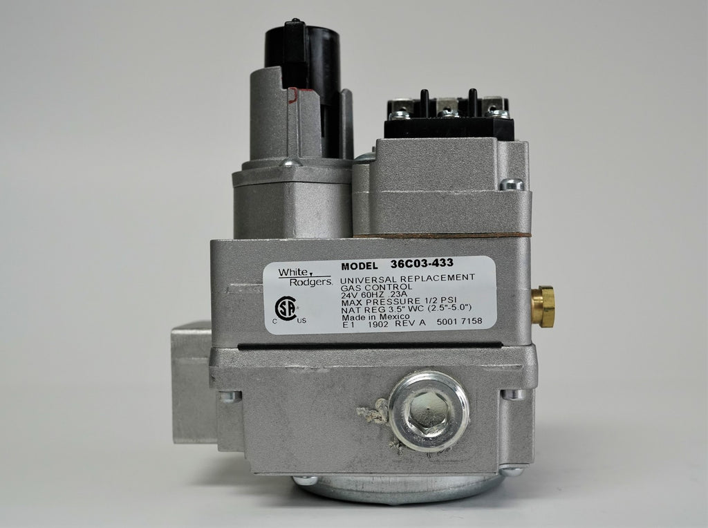 36C03-433 White-Rodgers Gas Heating Furnace Control Valve 24V