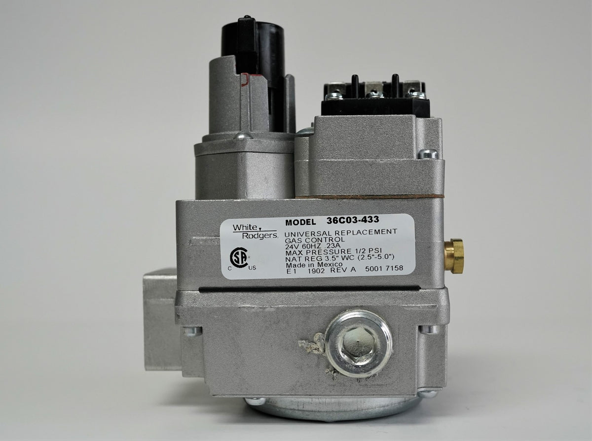 36C03-433 White-Rodgers Gas Heating Furnace Control Valve 24V