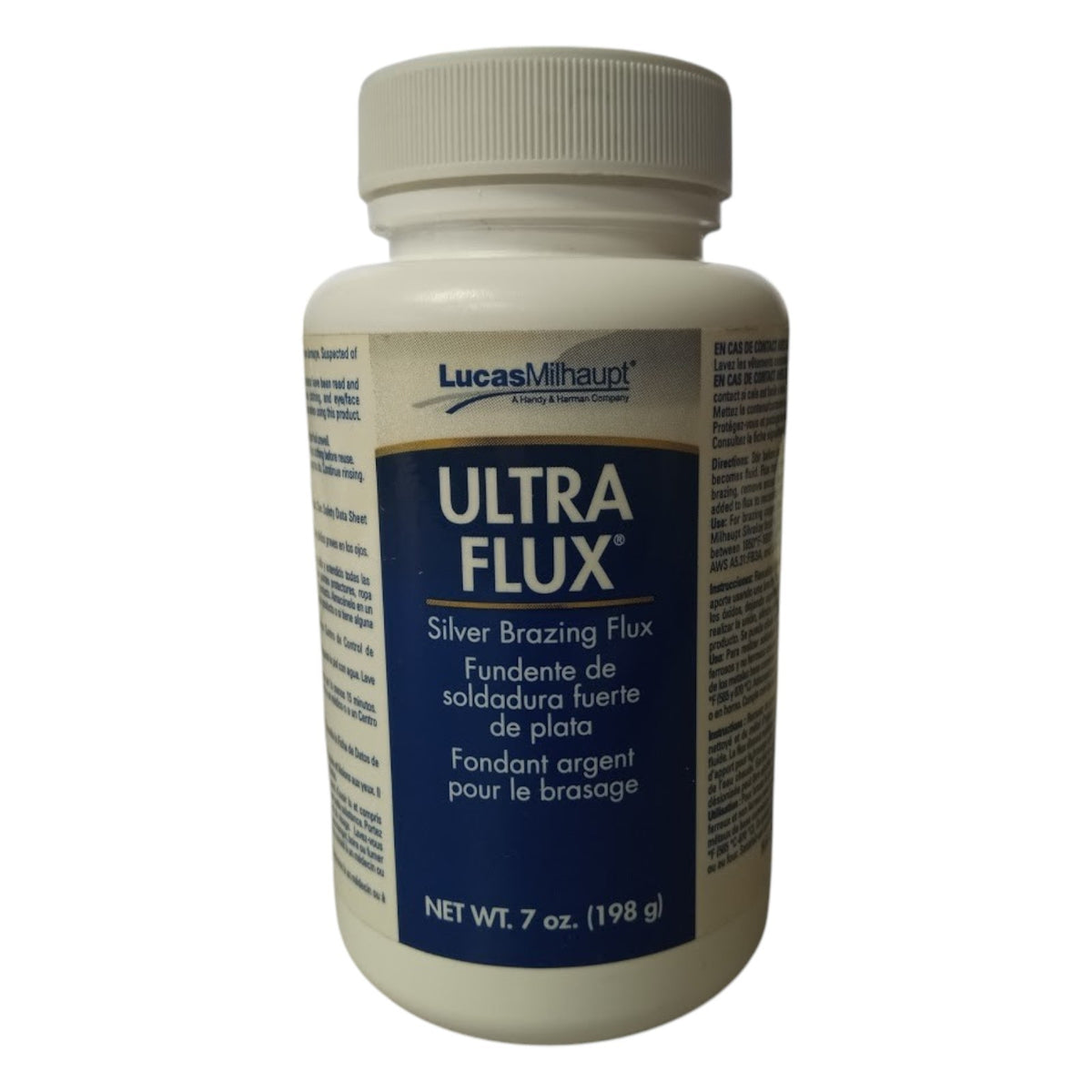 75014 Lucas Milhaupt Ultra Flux Silver Brazing Brush Cap 7 Ounce