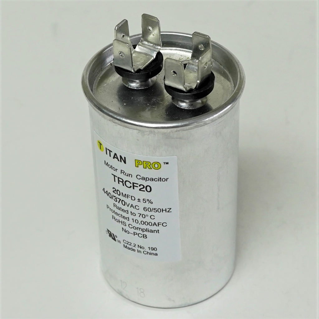 PRCF20 Round 20 uf mfd 440 Volts Motor Run Capacitor