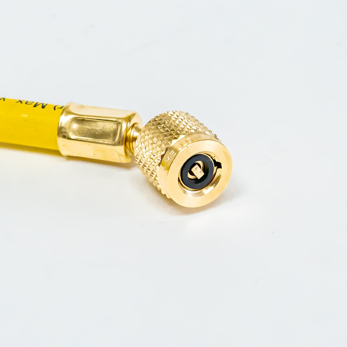 Yellow Jacket 25980 Single Yellow Ball Valve Hose 9" Extension for Charging Hose