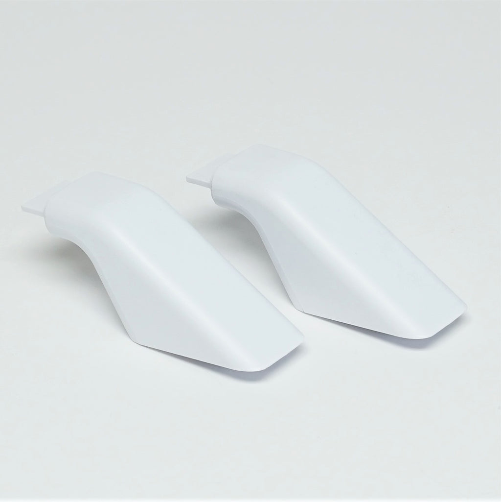 Choice Parts 2 PAK of WB7X7189 for GE Range Oven Door Handle White End Cap