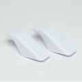 Choice Parts 2 PAK of WB7X7189 for GE Range Oven Door Handle White End Cap