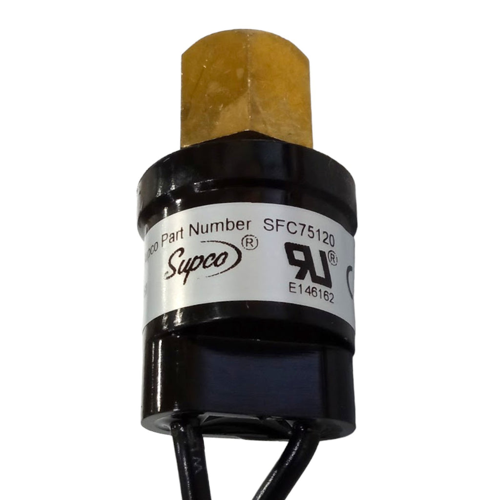 Supco SFC75120 Condenser Fan Cycling Switch Open: 75 PSI Close: 120 PSI HVAC