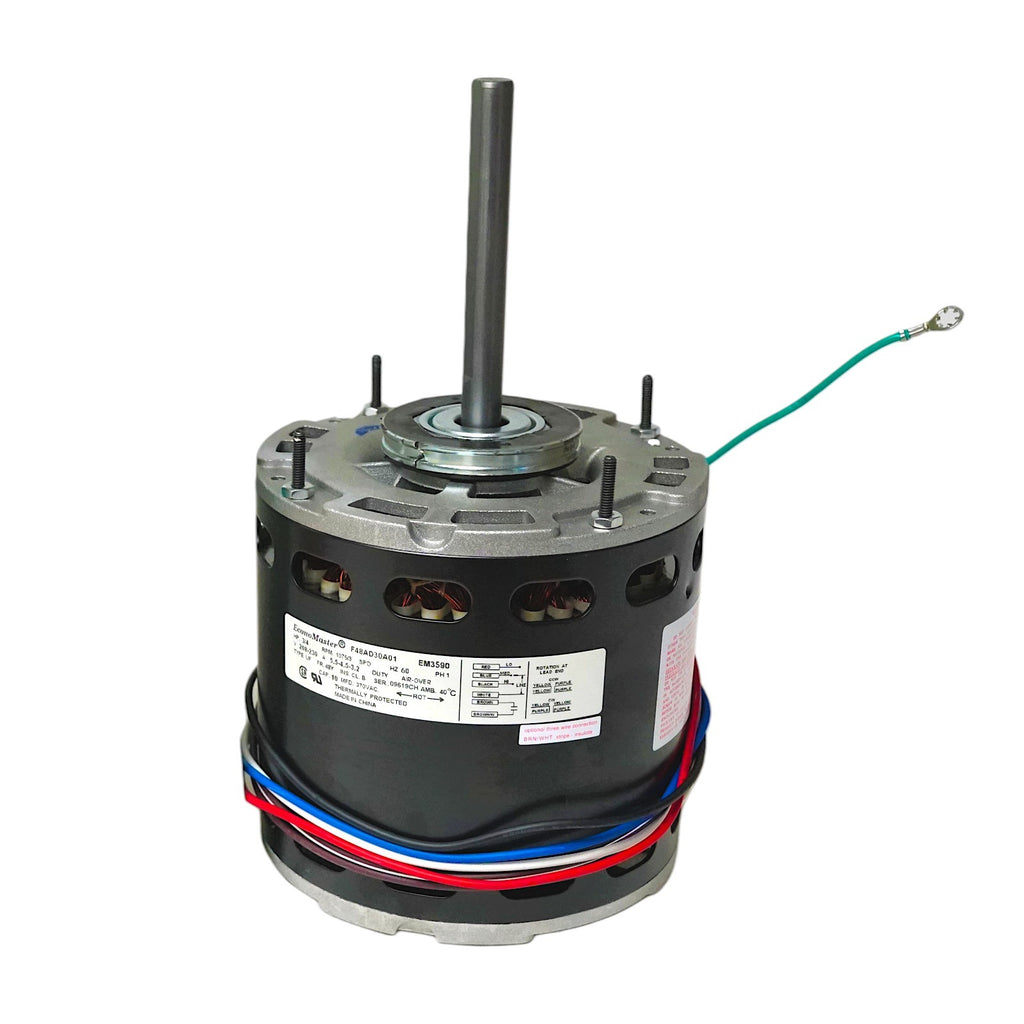 Air Handler Furnace HVAC Blower Motor 3590 3/4 HP 1075/3 RPM 230V 48 Frame