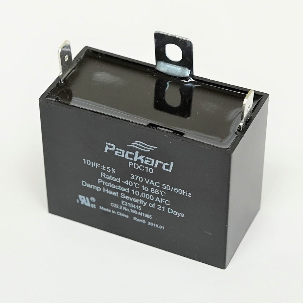 Packard PDC10 HVAC Dry Motor Run Capacitor 10 MFD/UF 370 Volts