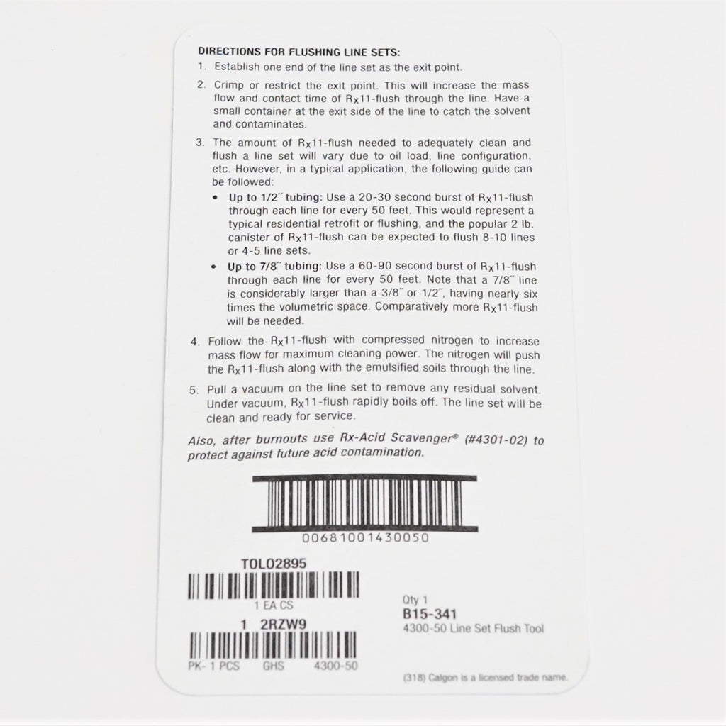 Nu-Calgon Rx11-Flush Flushing Tool 4300-50