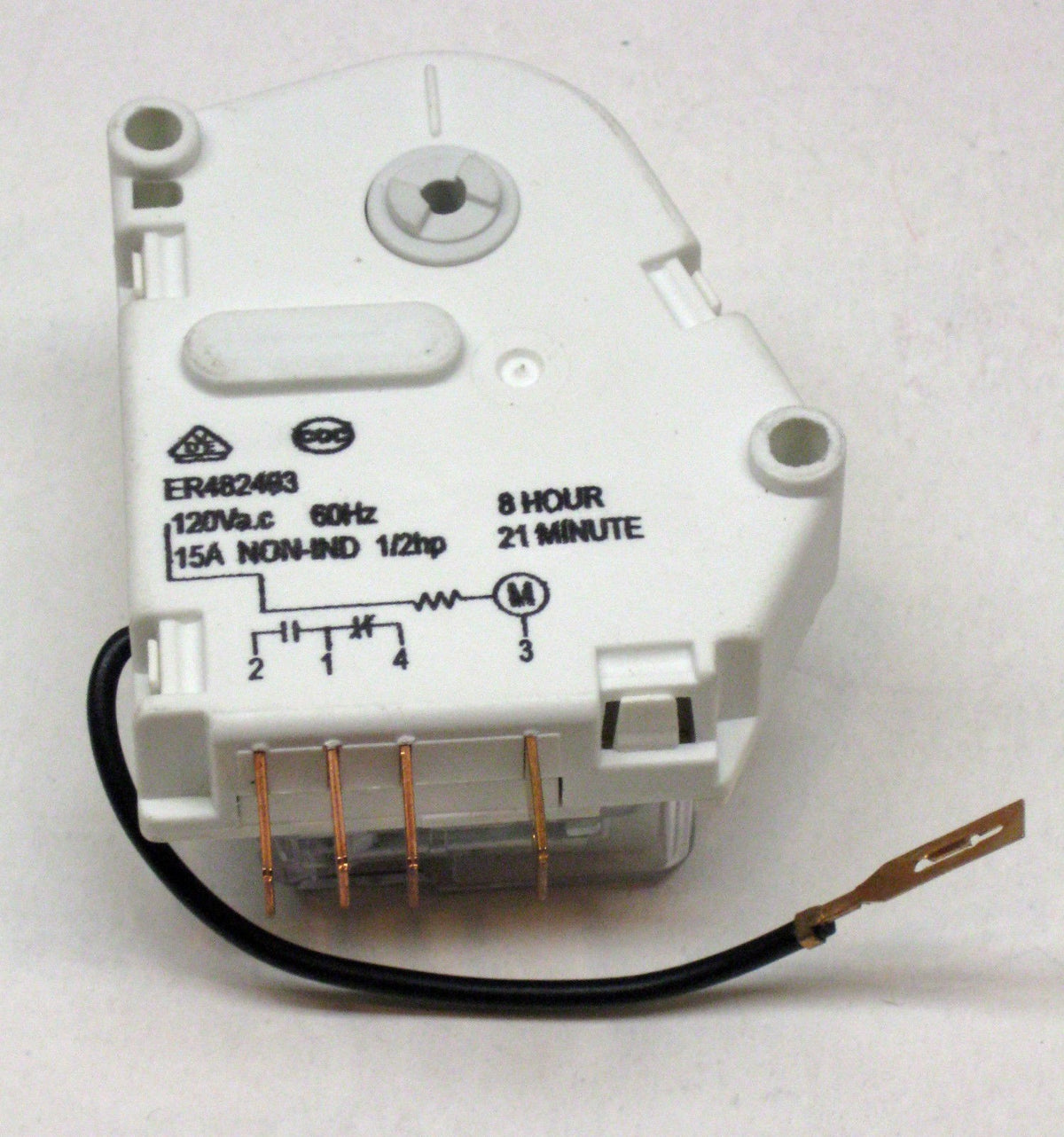 Refrigerator Defrost Timer Control for Whirlpool W10822278 483212