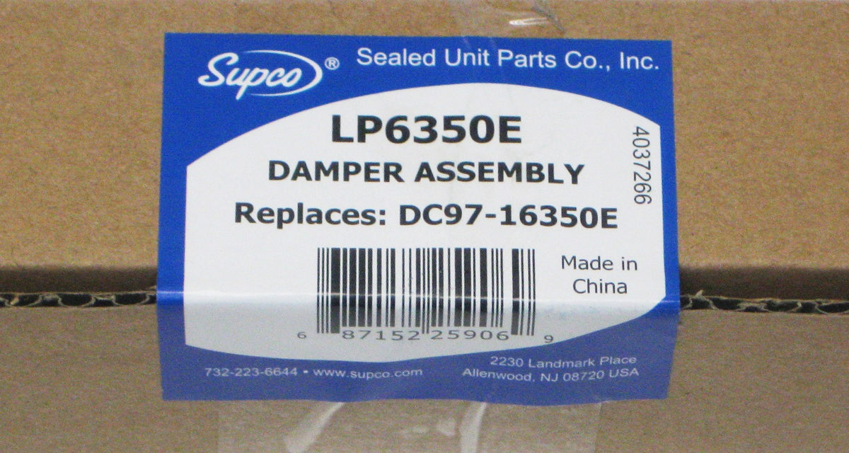 Supco LP6350E Washing Machine Damper Assembly for Samsung DC97-16350E