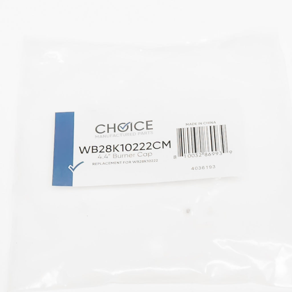 Choice WB28K10222 Gas Range Burner Cap Large Black 15K for GE
