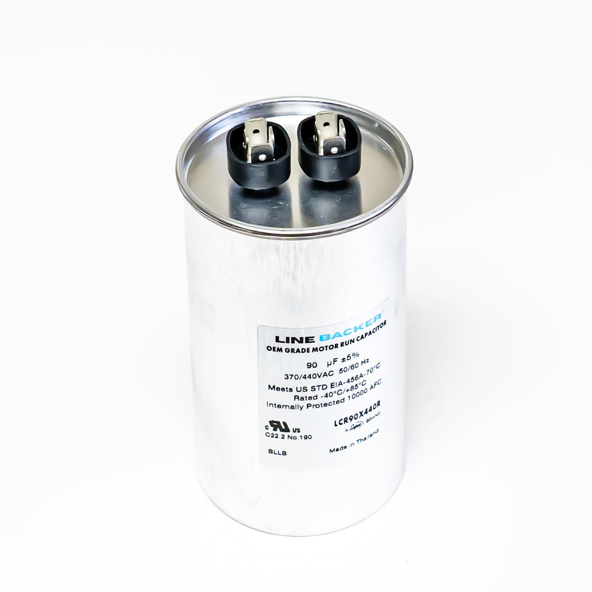 Supco Capacitor Oval Run 90 uf mfd 370/440 Volts for HVAC Motors