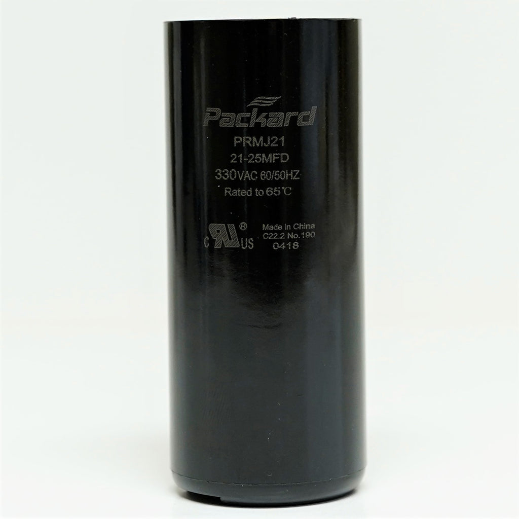 Packard PRMJ21 Motor Start Capacitor 21-25 MFD UF / 330 VAC