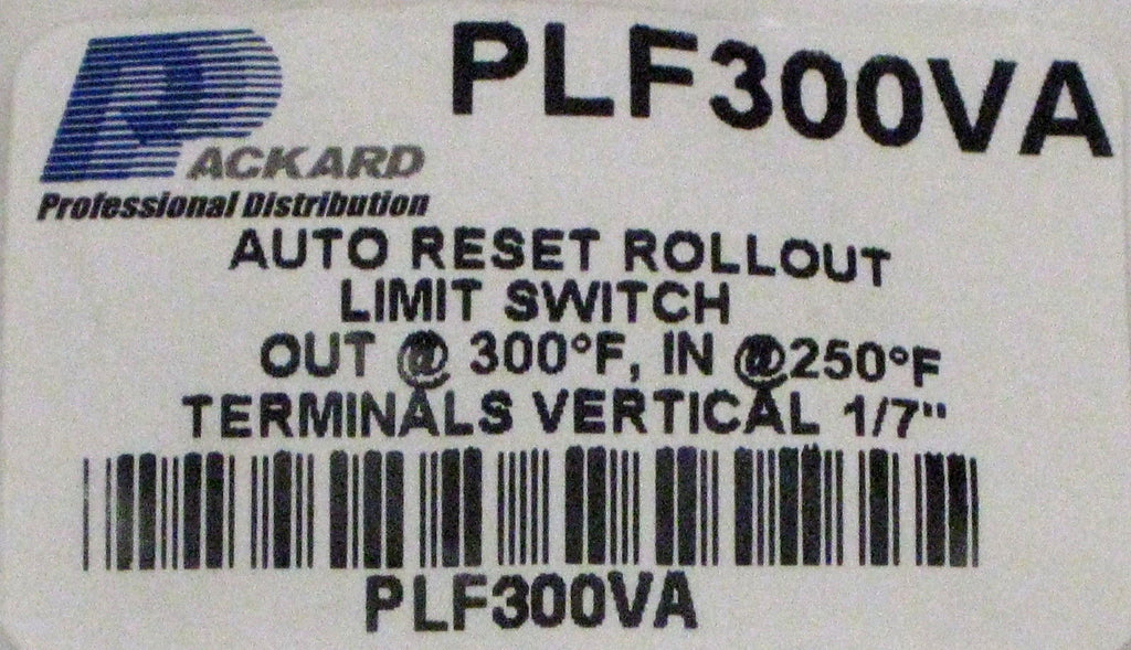 PLF300VA L300-50 Limit Thermostat Flush Mount For Furnace Unit Heaters