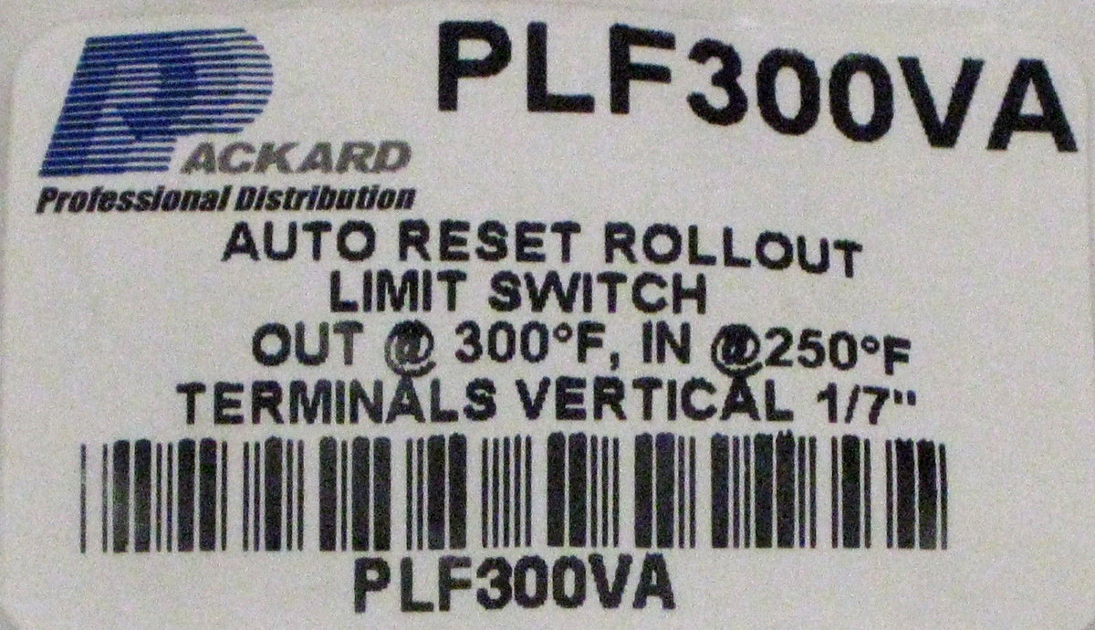 PLF300VA L300-50 Limit Thermostat Flush Mount For Furnace Unit Heaters