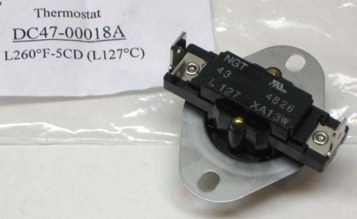 Dryer Thermal Fuse Thermostat PAK DC47-00018A DC96-00887A for Samsung