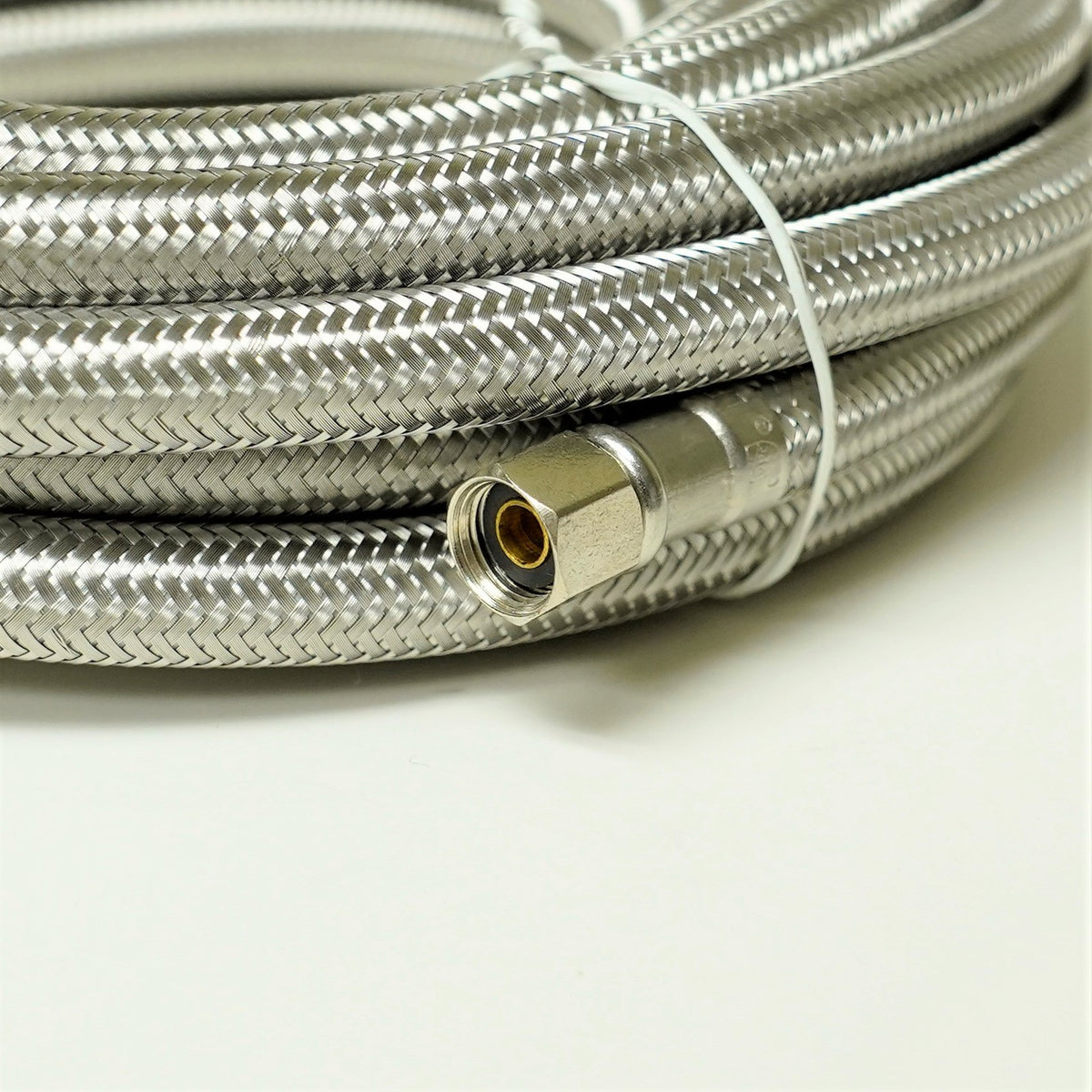 Ice Maker 20 FT Braided Stainless Steel Water Connector 1/4" x 1/4" Compression