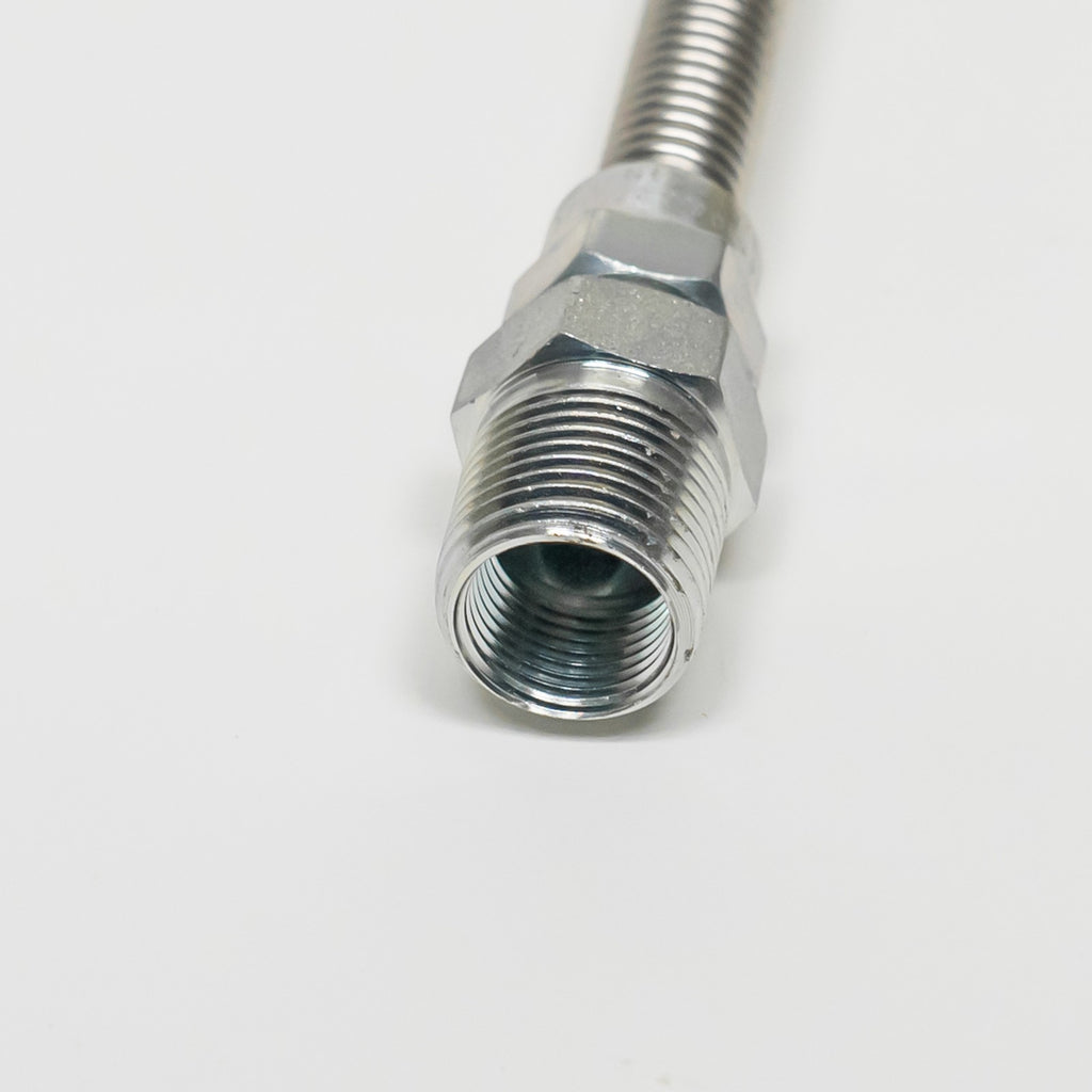Stainless Steel Gas Connector 72" 6' for Water Heaters Wall Heaters Gas Logs