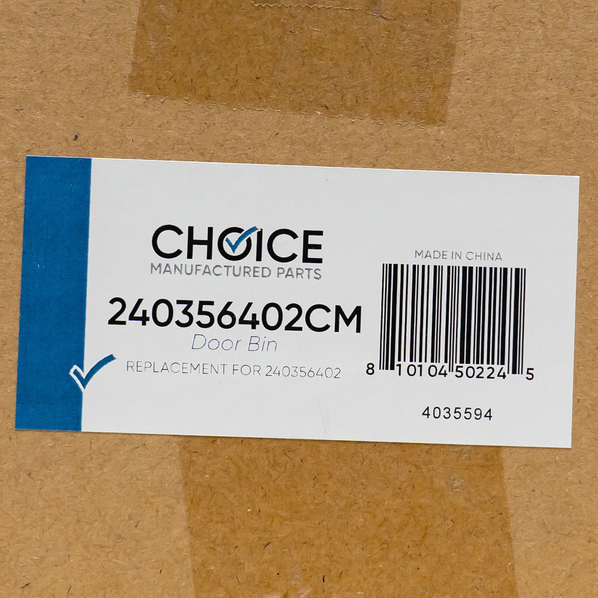 240356402 for Frigidaire Refrigerator Gallon Door Bin Shelf AP2549958 PS430122