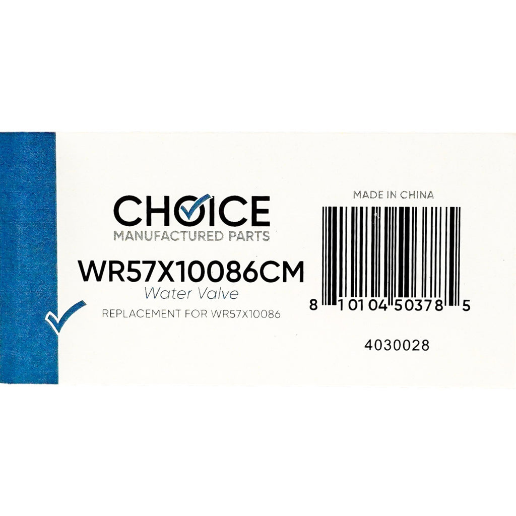 Choice Part WR57X10086 for GE Refrigerator Water Solenoid Inlet Valve