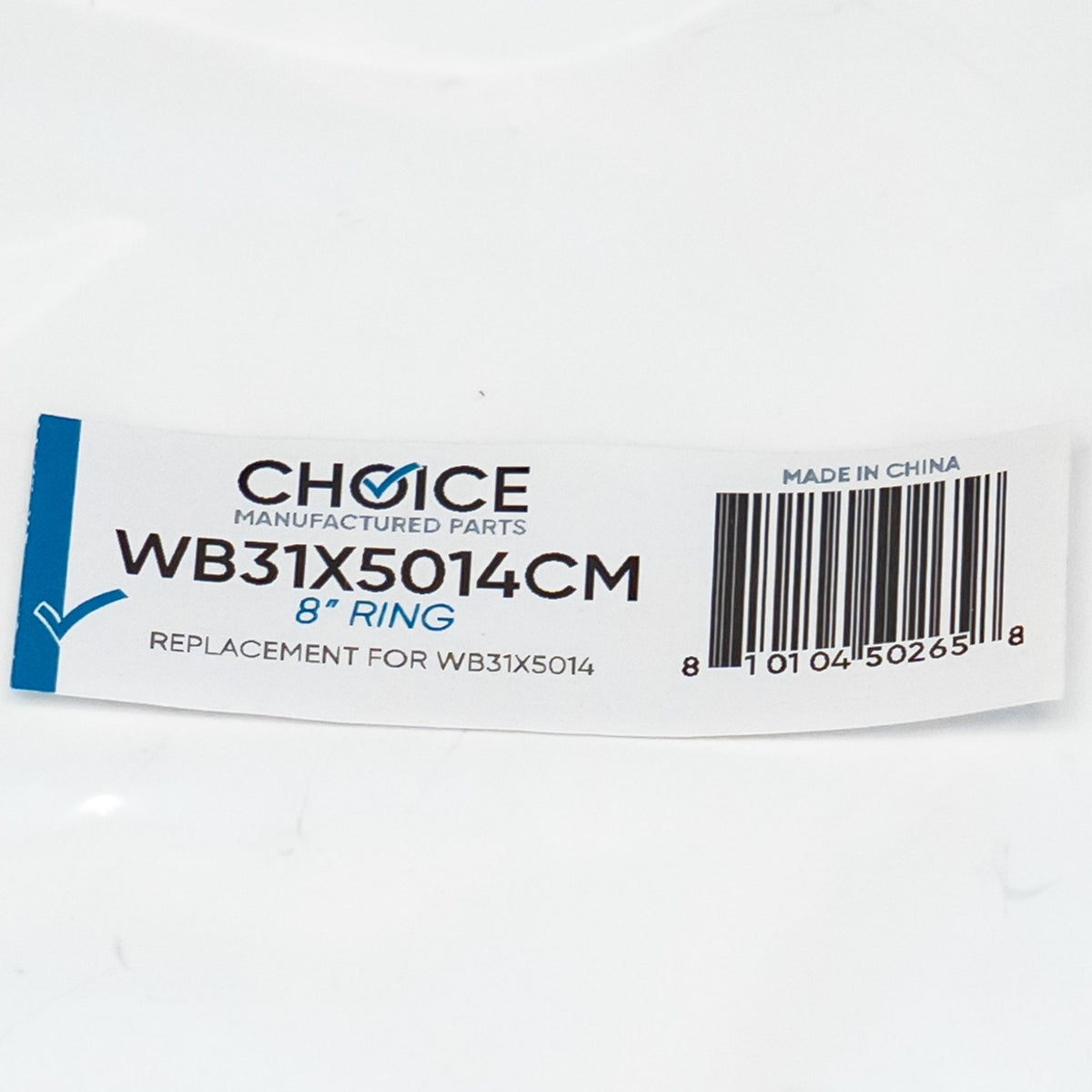 Choice Part WB31X5014 8" Chrome Stove Drip Ring for GE Range
