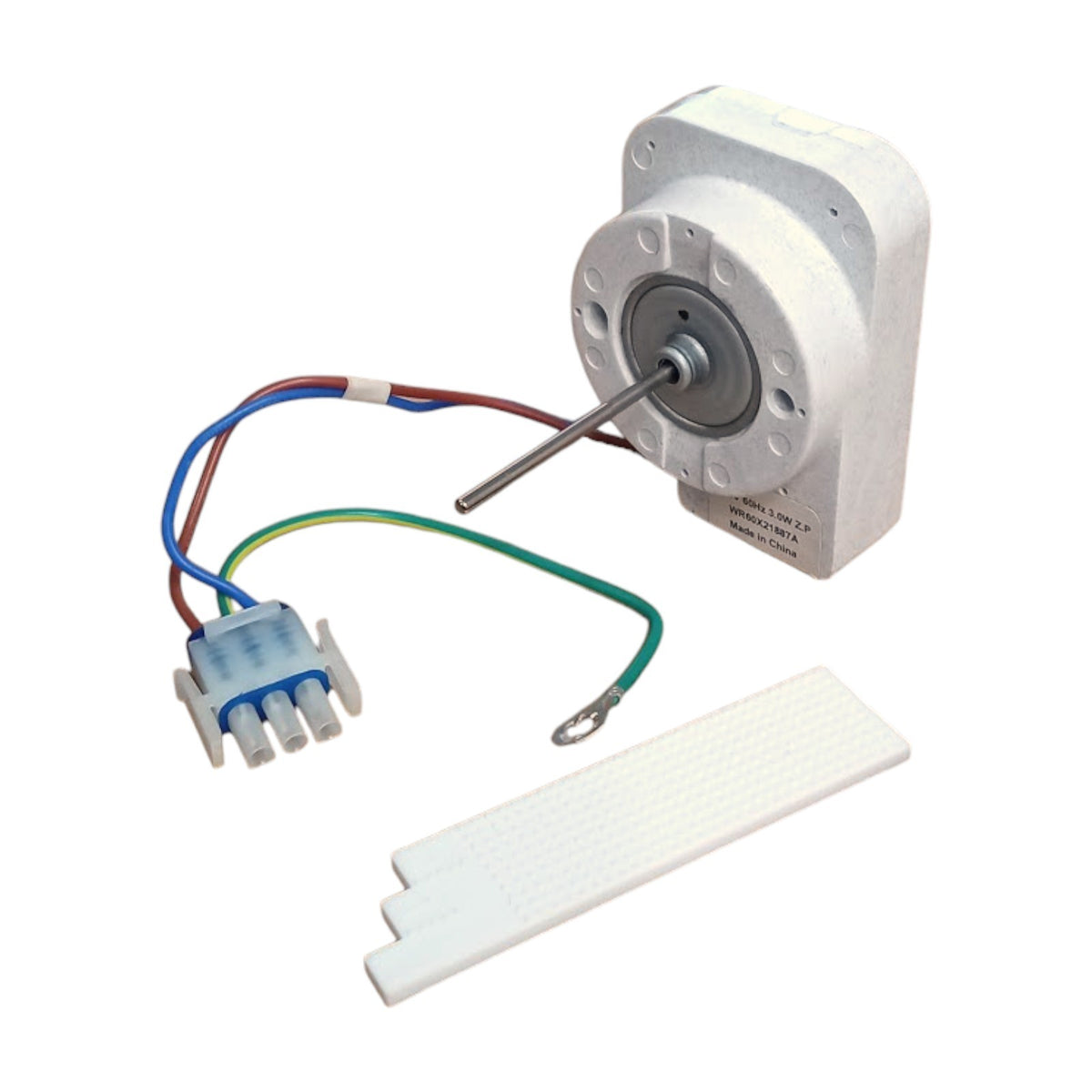Premier Component WR60X21887 for GE Refrigerator Evaporator Freezer Fan Motor