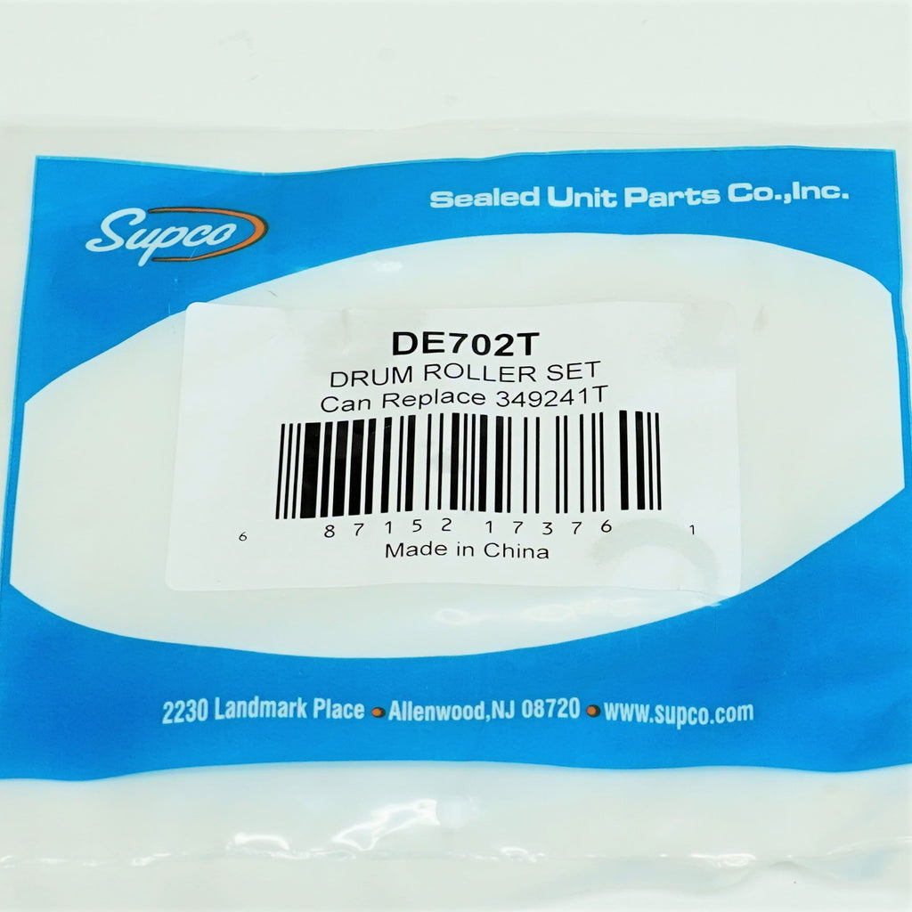 349241T Dryer Drum Roller New for Whirlpool Kenmore AP3098345 PS347627