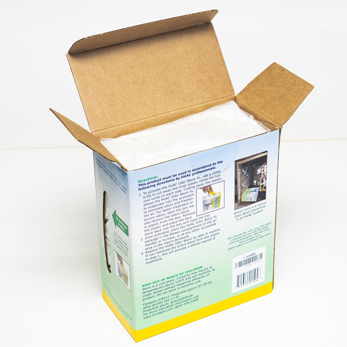 Nu-Calgon Residential HVAC Odor Block XL Odor Neutralizer - 4.25 lbs. - 61070