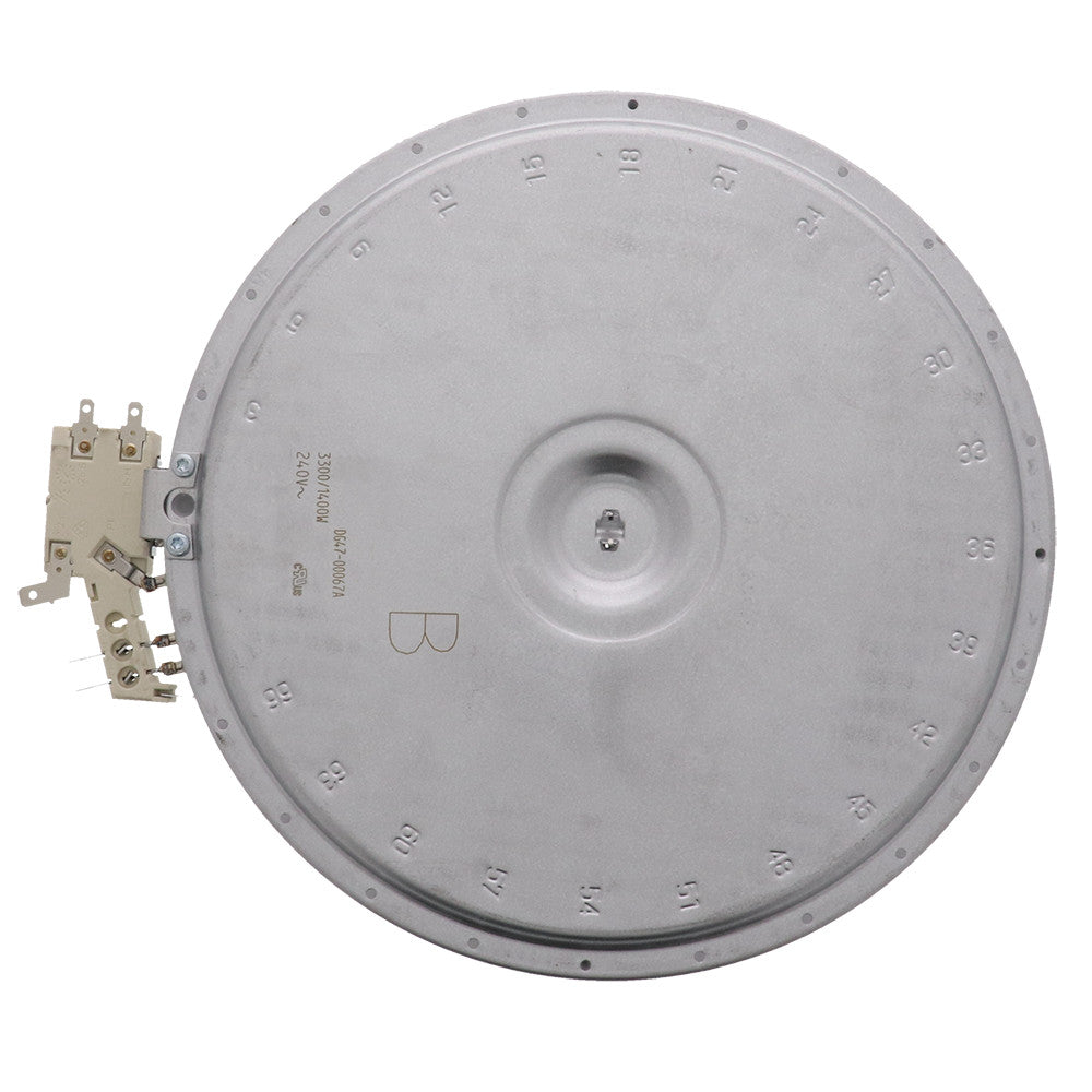 DG47-00067A for Samsung Range Radiant Surface Element Dual Burner