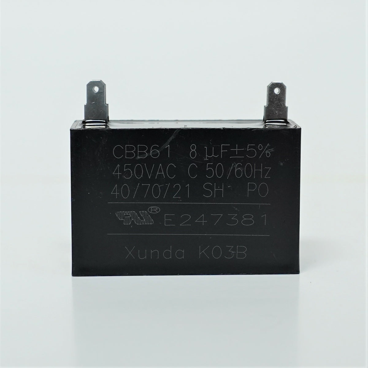 Supco RC8X450 Run Capacitor 8 MFD 450 Volts Mini-Split AC Air Conditioner
