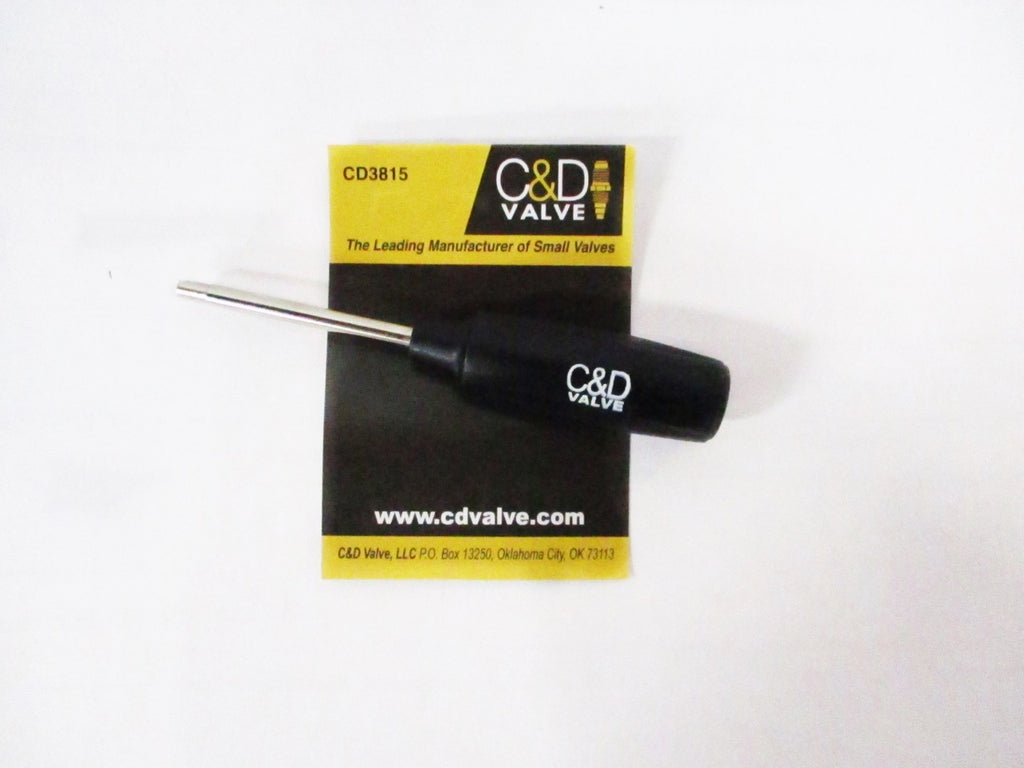 C&D Valve Core Removal Installer Torque Driver Tool CD3815