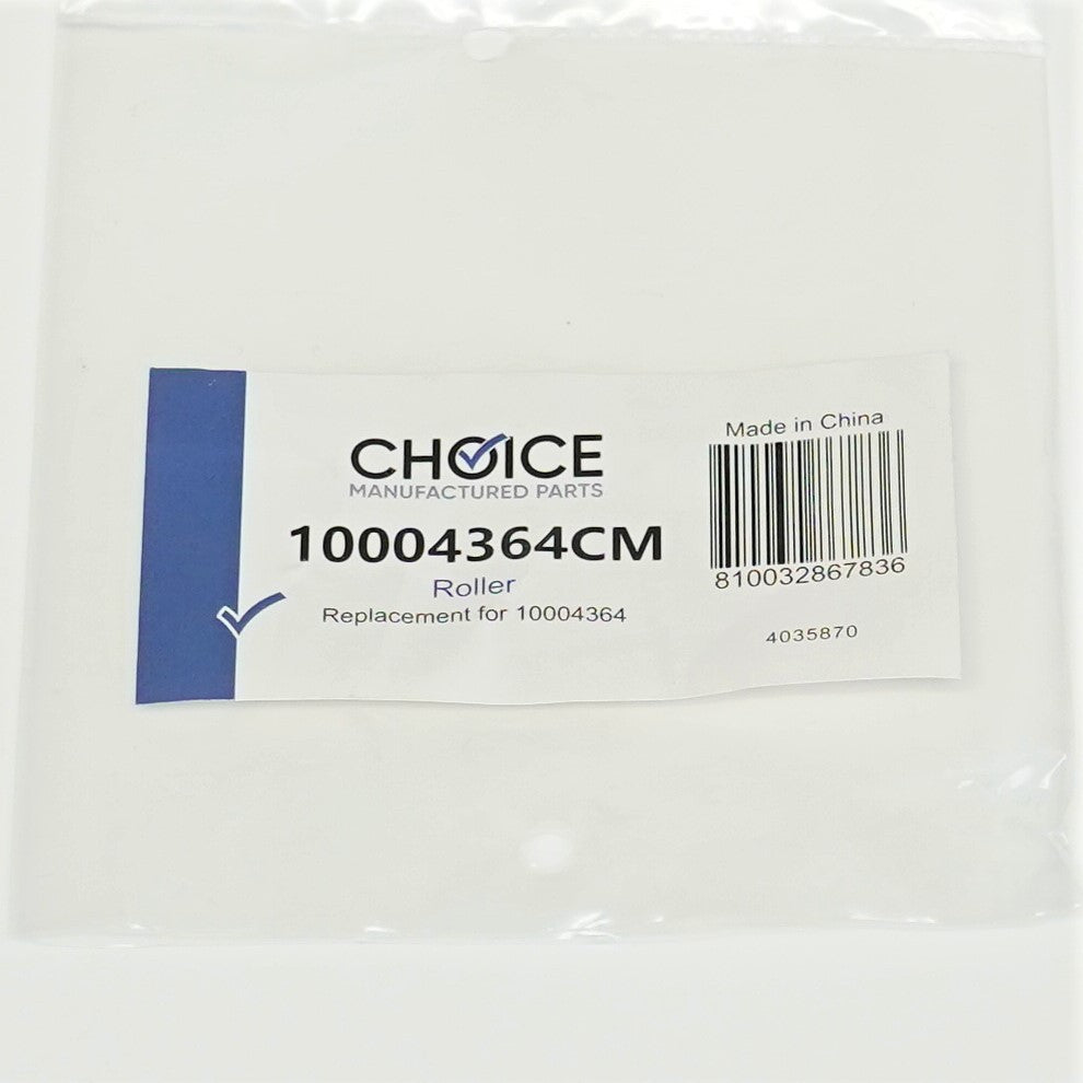 Choice Parts 10004364 for Bosch Dishwasher Lower Rack Roller with Axle