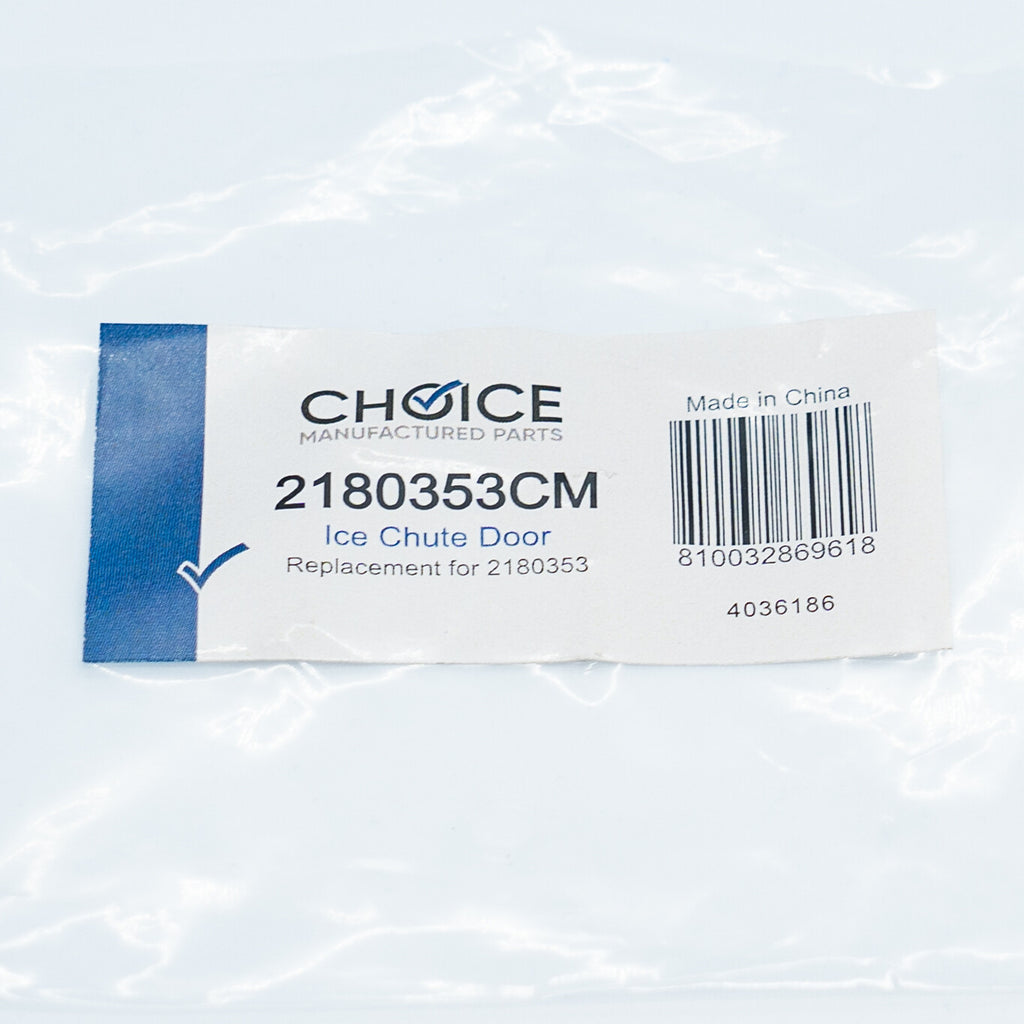 2180353 for Whirlpool Refrigerator Ice Dispenser Door-Chute WP2180353 Choice