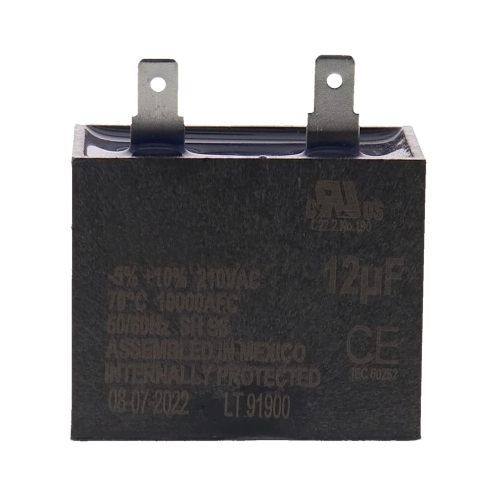 Exact Replacement WR55X24064 for GE Refrigerator Run Capacitor 12uF 210 Volts