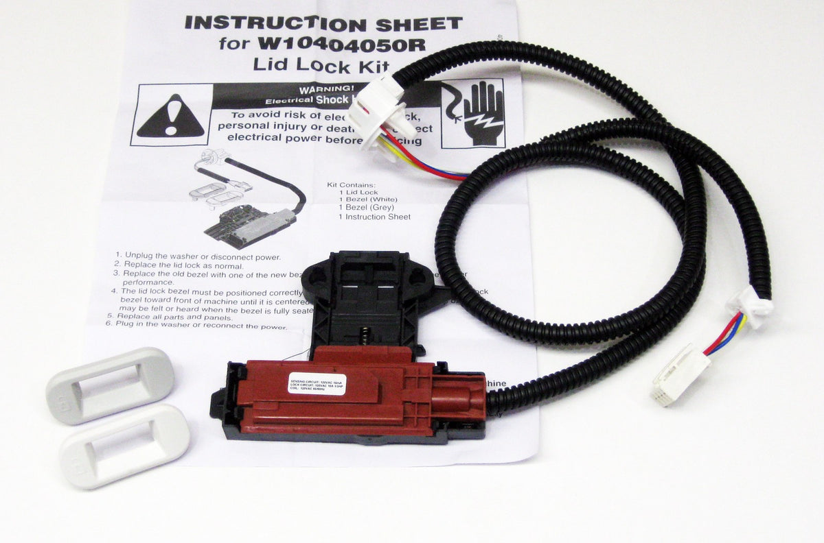 W10404050 Lid Lock Latch Switch Whirlpool Kenmore Washer Washing Machine