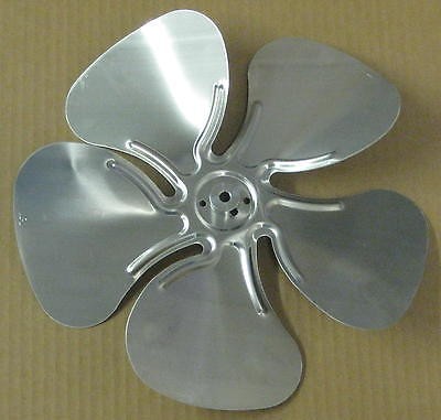 A61216 Metal Fan Blade 12" Diameter 5 Blades 5/16" Bore Hub CCW 24 Degree Prop