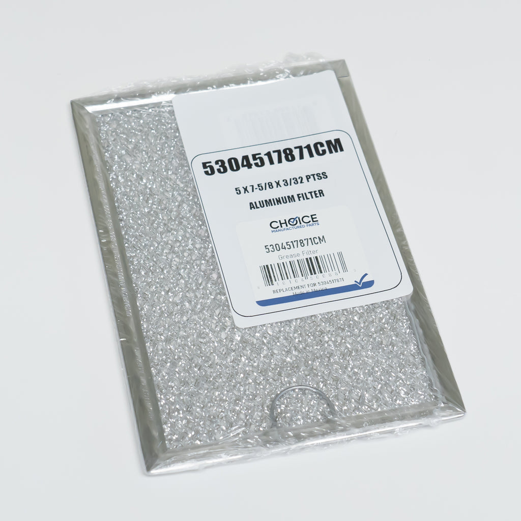 2 Pack 5304517871 for Electrolux Frigidaire Microwave Aluminum Grease Filter