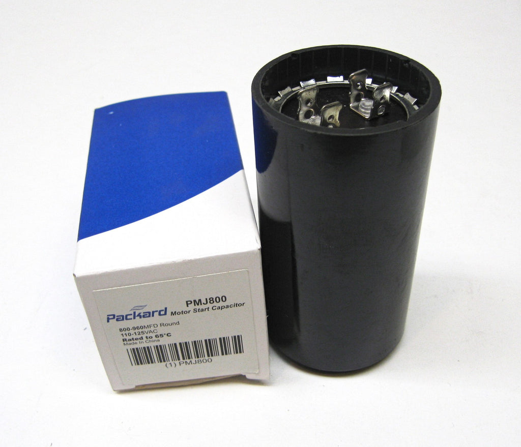 Packard PMJ800 Motor Start Capacitor. 800-960 MFD UF / 110-125 VAC