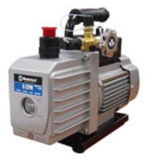 90066-2V-110 6 CFM Vacuum Pump Two Stage 1/3 HP 15 Microns 3440 RPM Mastercool