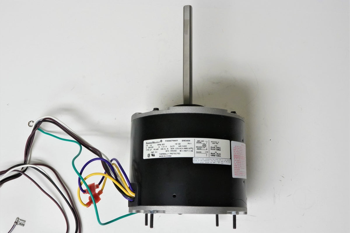 Air Conditioner Condenser Fan Motor 1/4 HP 230 Volts 825 RPM EM-3404