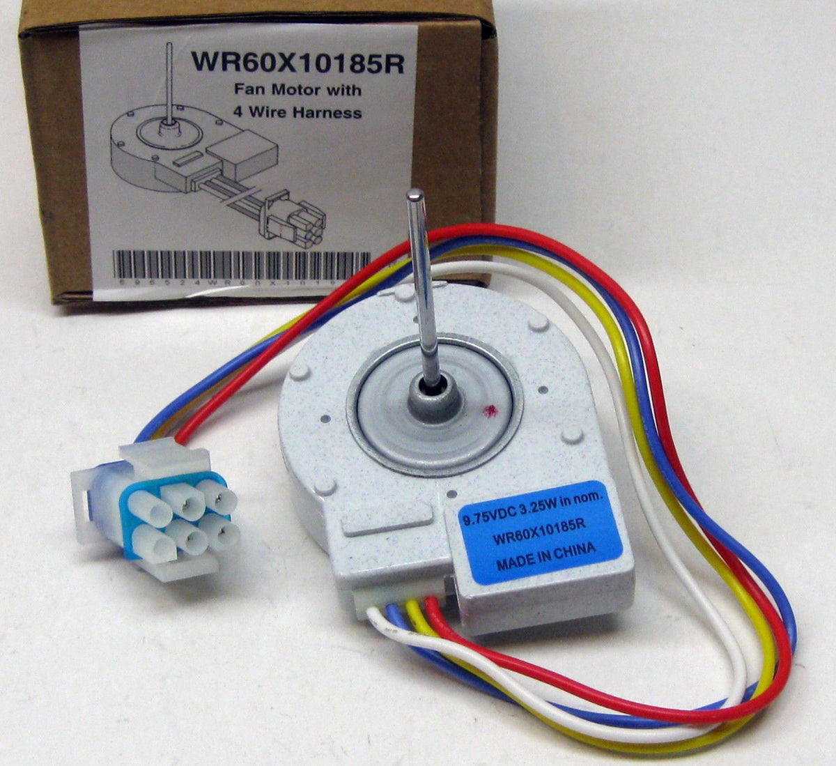 WR60X10185R for WR60X10185 GE Evaporator Freezer Fan Motor PS1019114 AP3875639