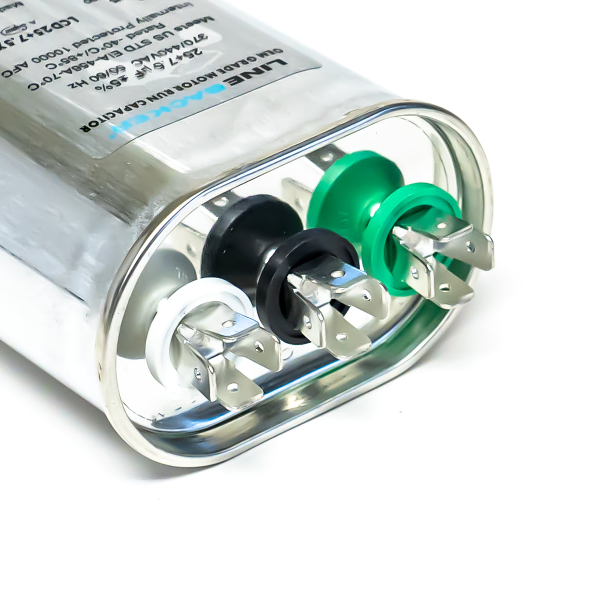 Supco Capacitor Oval Dual Run 25 + 7.5 uf mfd 370/440 Volts for HVAC Motors