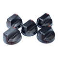 Supco RK473B Range Gas Stove Surface Burner Knobs for Samsung DG64-00473B Pack