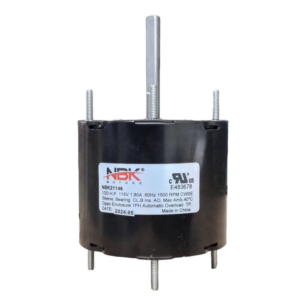 Fan Motor 3.3" Dia.1/20 HP 1500 RPM 115 Volts CW Rotation Replaces Fasco D132