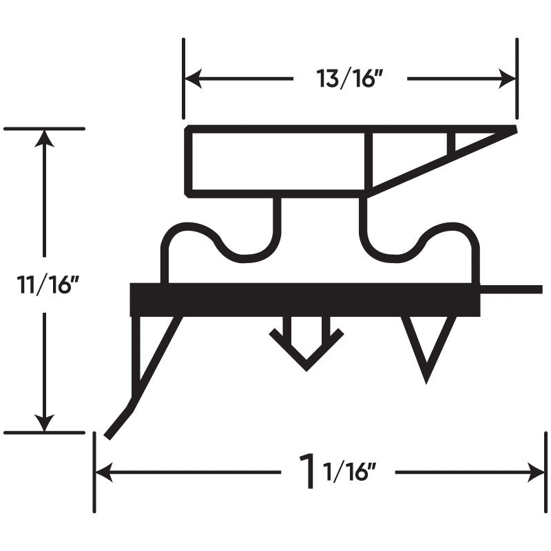 Choice Part WR24X10236 Refrigerator Door Gasket Seal for GE