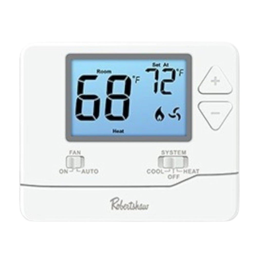 Robertshaw Non-Programmable Single Stage 1H/1C Wall Thermostat RS8110