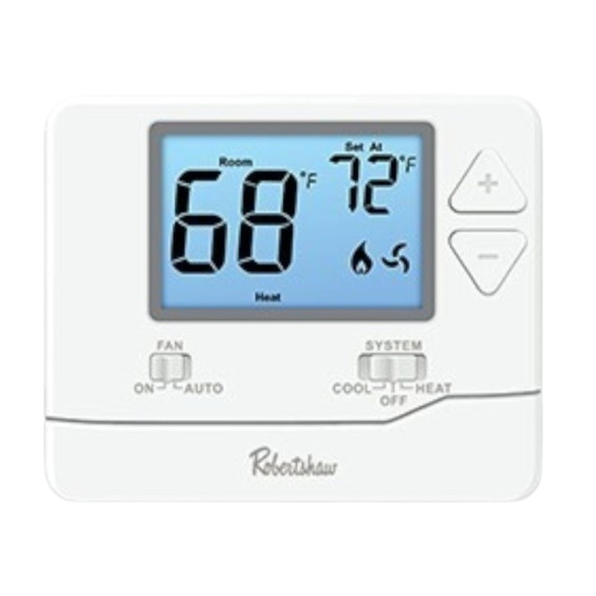Robertshaw Non-Programmable Single Stage 1H/1C Wall Thermostat RS8110