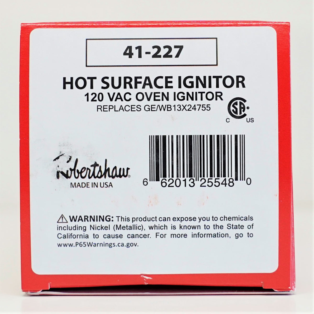 Robertshaw 41-227 Gas Range Oven Igniter for GE WB13X24755