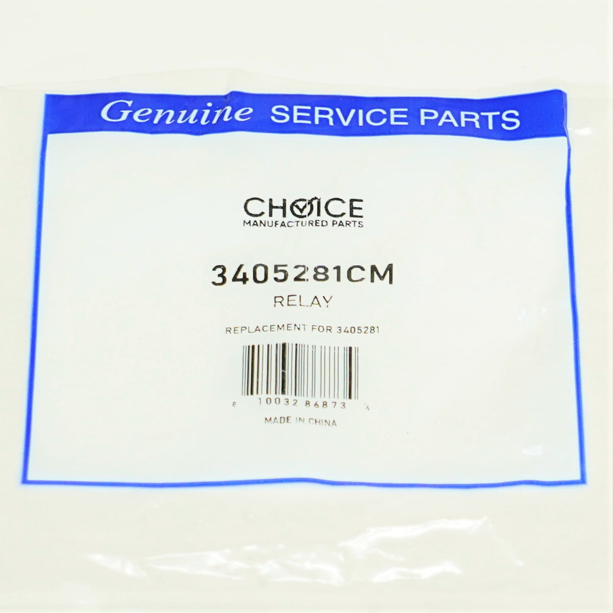 Choice Parts 3405281 for Whirlpool Kenmore Clothes Dryer Power Relay WP3405281