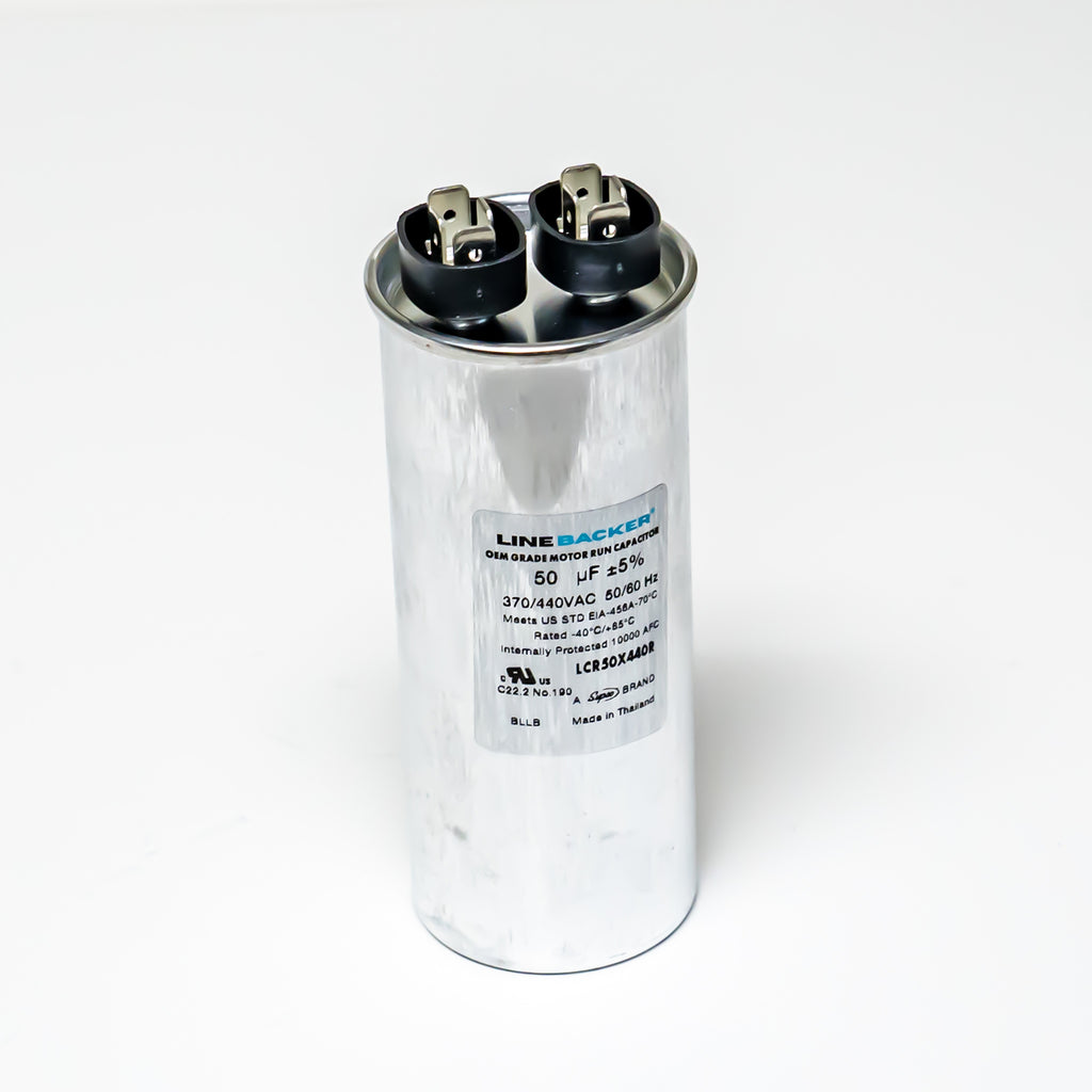 Supco Capacitor Round Run 50 uf mfd 370/440 Volts for HVAC Motors