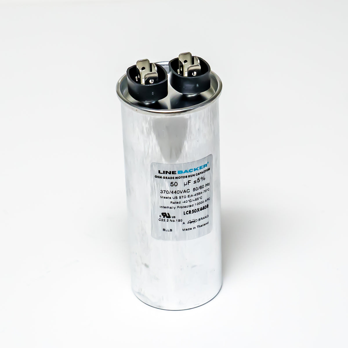 Supco Capacitor Round Run 50 uf mfd 370/440 Volts for HVAC Motors